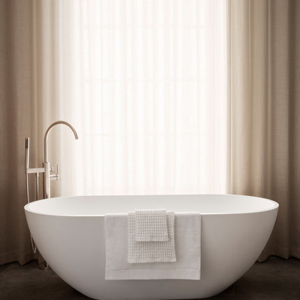 Textiles de Bath Caro White