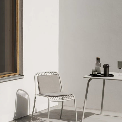 Sedia da giardino yua filo granito grigio