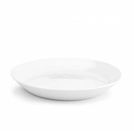 Stripeless deep plate 23 cm (white) set/4