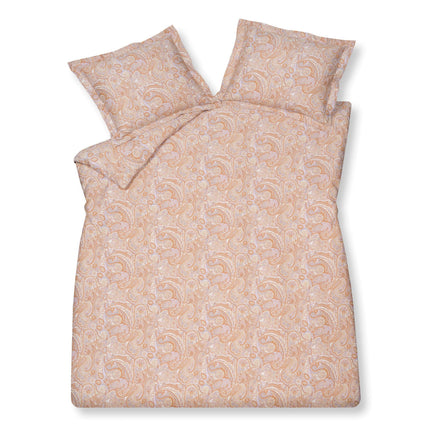 Dekbedovertrek HAPPY FEVER Apricot Blush 200x220 cm (satijnkatoen)