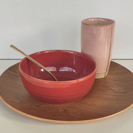 Placa de fondo de madera 34 cm