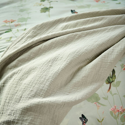 PURE 68 kussensloop 40x55 cm Smoke Green (katoen)