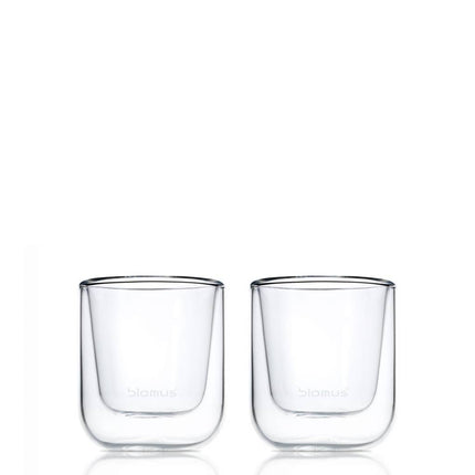Double -walled glass Nero Espresso (set/2)