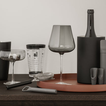 Belo bebiendo Glas Smoke (set/4)