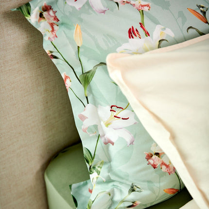 Dekbedovertrek AZALEA Light Green 200x220 cm (satijnkatoen)