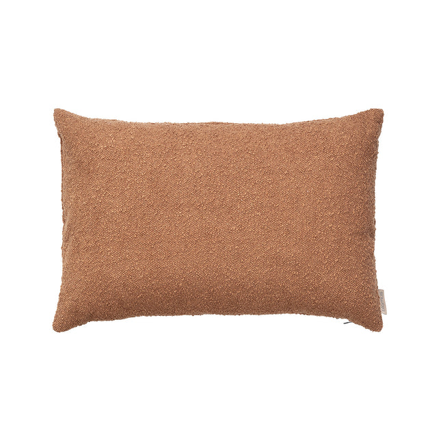 Boucle Pushion Cover Rustic Brown 40x60 cm