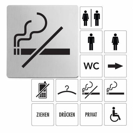 INDICI pictogram 'verboden te roken' (mat)
