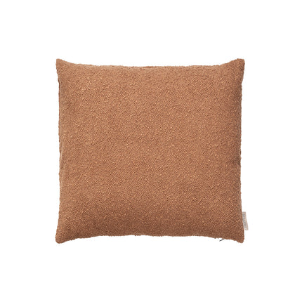 Boucle Cishion Deckung rustikaler brauner 50 x 50 cm