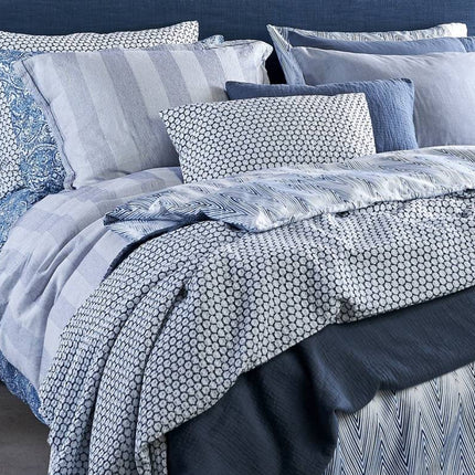Ren 07 dyneovertræk 140x200 / 220 cm hvid (linned / satin bomuld)