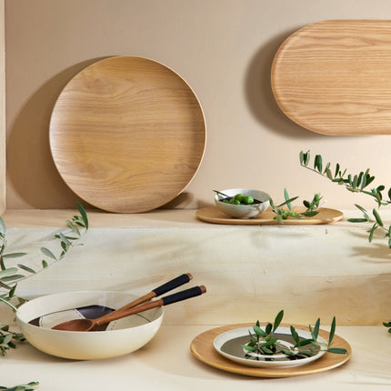 Placa de fondo de madera 34 cm