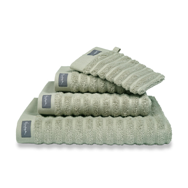Pakketdeal: 3x washand HOME Wave Smoke Green