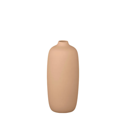 CEOLA VASE AMBER BROWN 18 cm