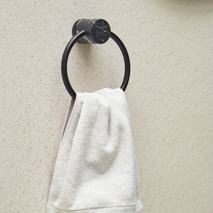 NERO handdoekring Black