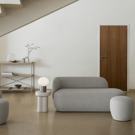 Irislampe Alabaster Gunmetal