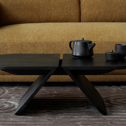 Avio Couchtisch Black Eiche 100 x 54 cm