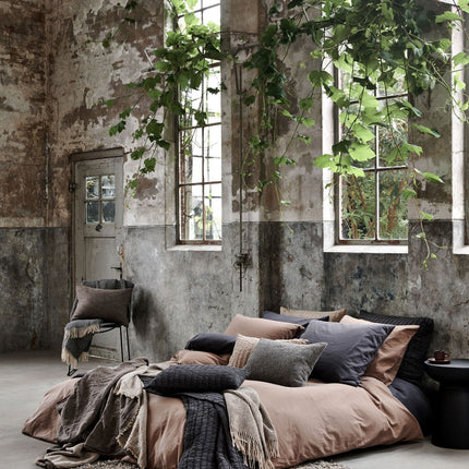 PURE 66 dekbedovertrek Taupe 200x220 cm