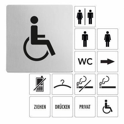 INDICI pictogram 'rolstoelgebruiker' (mat)