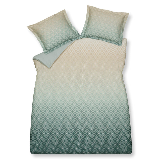 Duvet cover GLAM Light Green 200x220 cm (satin cotton)