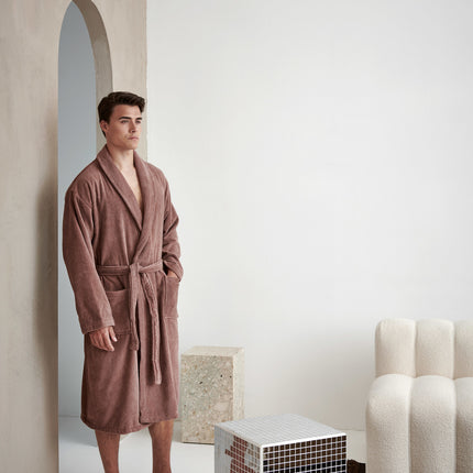 Prestige Bademantel dunkelgrau