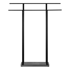 Rack de toalla de Menoto 75 cm (negro)