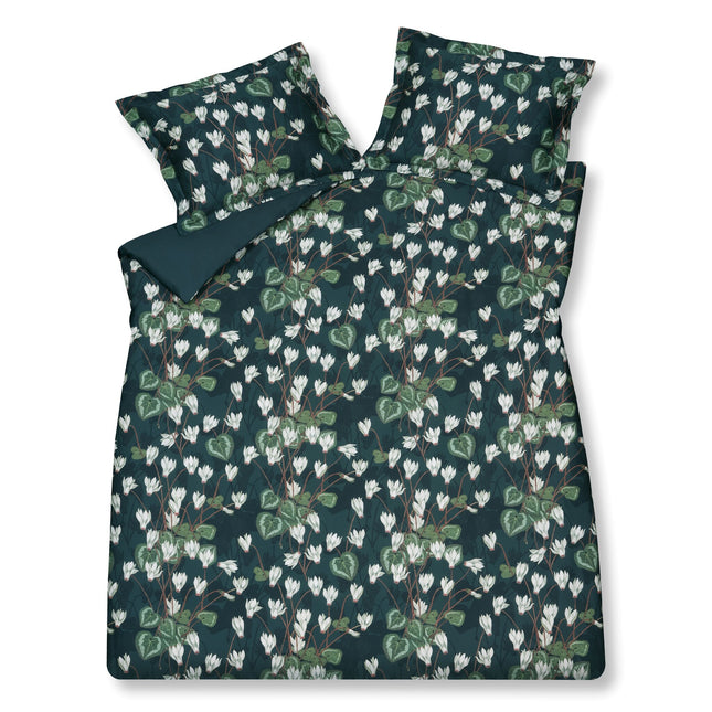 Duvet cover Green Fever Blue Ink 240x220 cm (satin cotton)