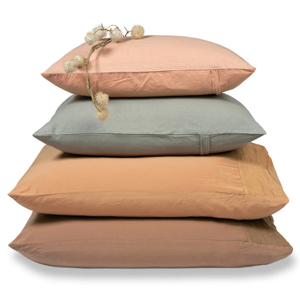 DUVET Cover Pure 07 Toffee 240x220 cm (linned / satinbomuld)
