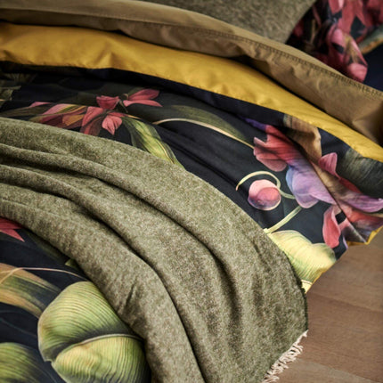 Washed Cotton Duvet cover Martini Olive 200x220 cm