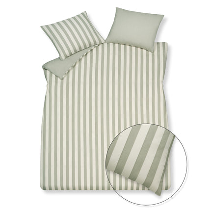 Dekbedovertrek HOME 97 Smoke Green 200x220 cm (katoen / tencel)