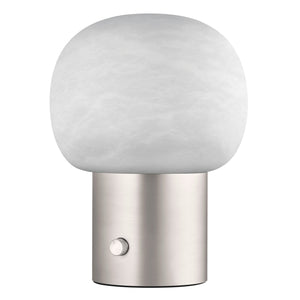 IRIS lamp Alabaster Metallic Finish