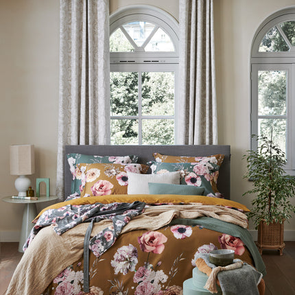 HOME Pique sprei Earth Green 270x250 cm