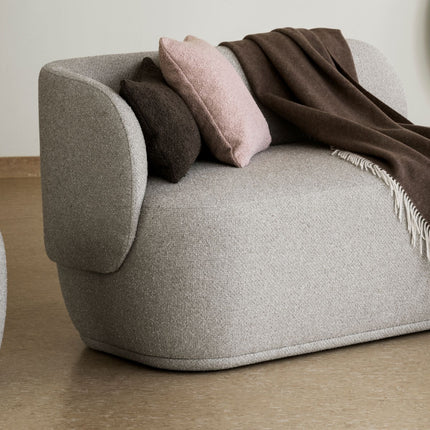 Boucle -Kissenbedeckung Mulch 30x50 cm