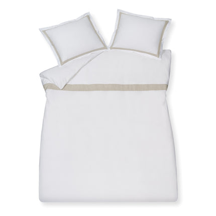 Dekbedovertrek PURITY Capri White 240x220 cm (satijnkatoen)