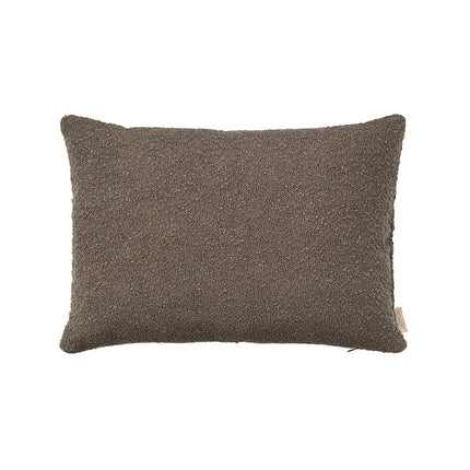 Boucle -Kissenbedeckung Espresso 40x60 cm