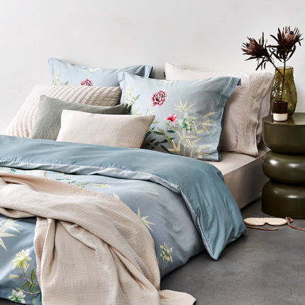 PURE 68 plaid/sprei 160x250 cm Cream Tan (katoen)