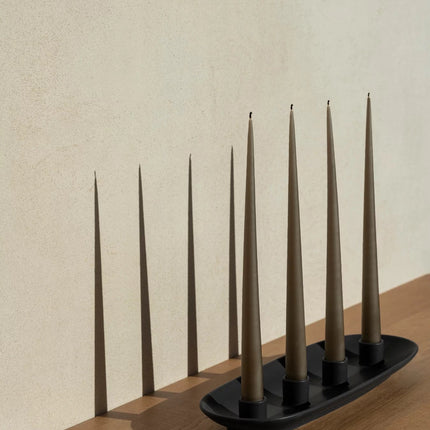 Vela Kandelaar Negro pequeño