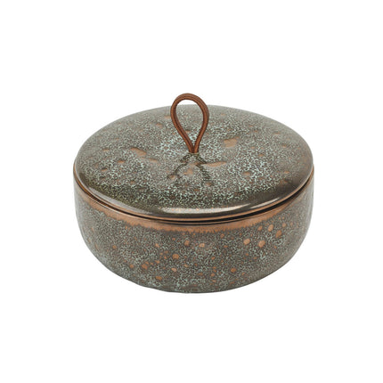 UGO schaal met deksel Vintage Bronze