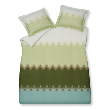 Dekbedovertrek HAPPY SLEEP Smoke Green 140x220 cm (satijnkatoen)