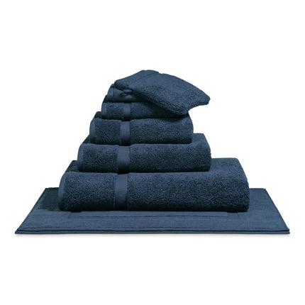 Tinta azul textil de baño de baño