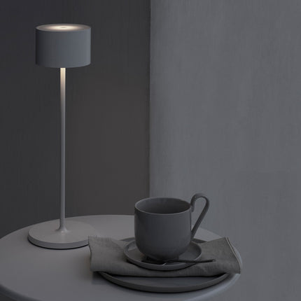 Lámpara de mesa Farol Metal quemada (pequeña)