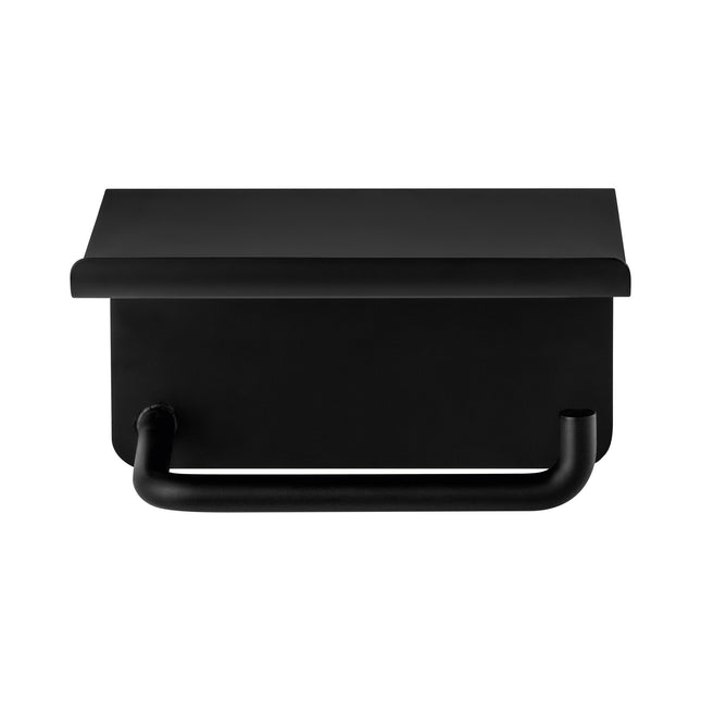 Modo Toilettenrollhalter mit Plateau Schwarz