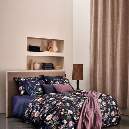 Duvet cover Happiness Blue Ink 200x220 cm (satin cotton)