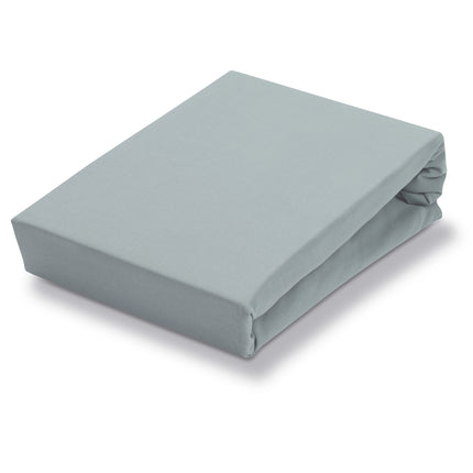 Jersey Supreme Fitted Sheet Pearl Blue