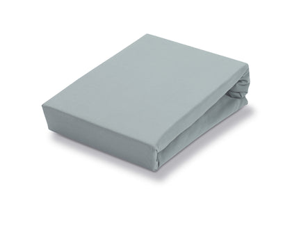 Jersey Supreme Fitted Sheet Pearl Blue