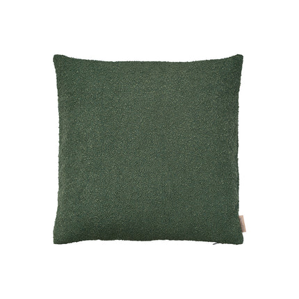 Cubierta de boucle cubierta de pato verde 50x50 cm