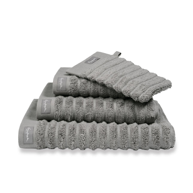Pakketdeal: 5x washand HOME Wave Mole Grey