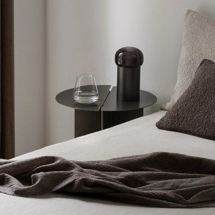 Boucle -Kissenbedeckung Espresso 40x60 cm