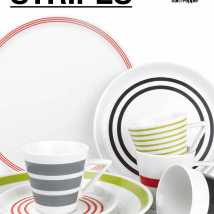 STRIPES slakom 23cm (grijs)