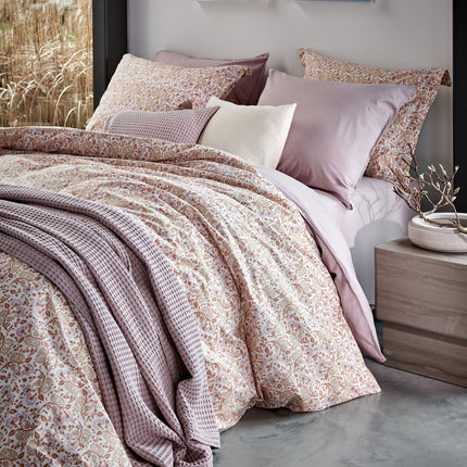 Funda de almohada de algodón lavada 60x70 cm Viola (algodón)