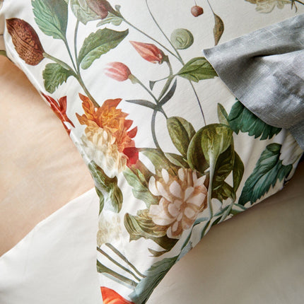 DUVET Cover Holiday Cream Tan 140x220 cm (satinbomuld)