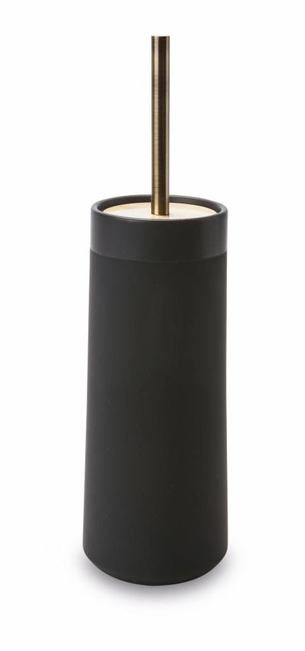 Cepillo para el inodoro opaco negro